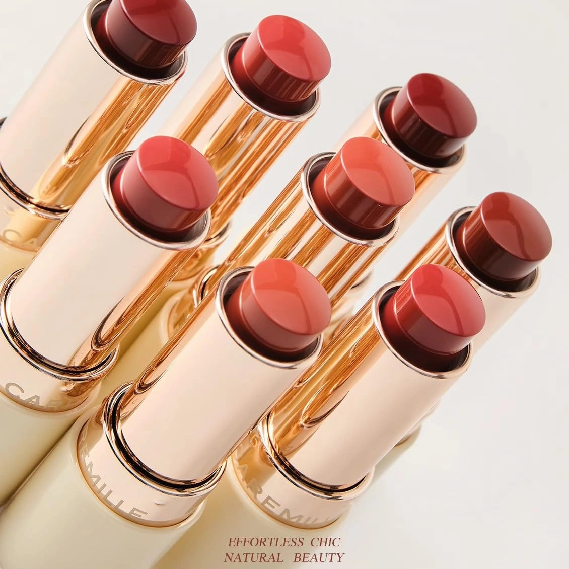 1 PC Caremille Multi Purpose Cream Blusher & Lipstick, Glossy Essential Oil Mirror Effect Lipstick, Moisturizing & Plump Lip Color Facial Blusher Cream (04#, 4g)