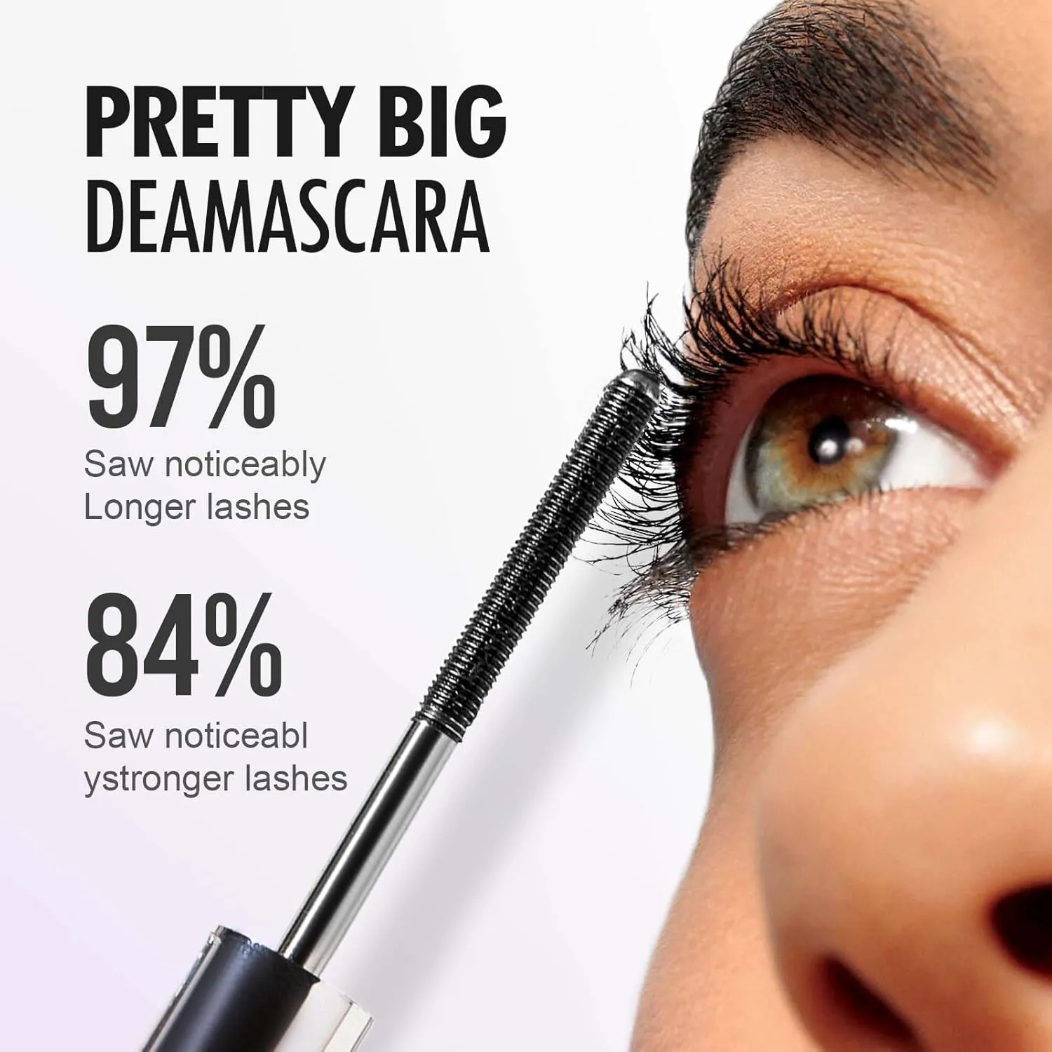 2025 Upgraded Iron Wand Mascara, 3D Curling Eyelash Iron Mascara, Waterproof, Non-smudging, Long Lasting Thrive Mascaras Thick Lash Extensions (Black*2pcs, Regular)
