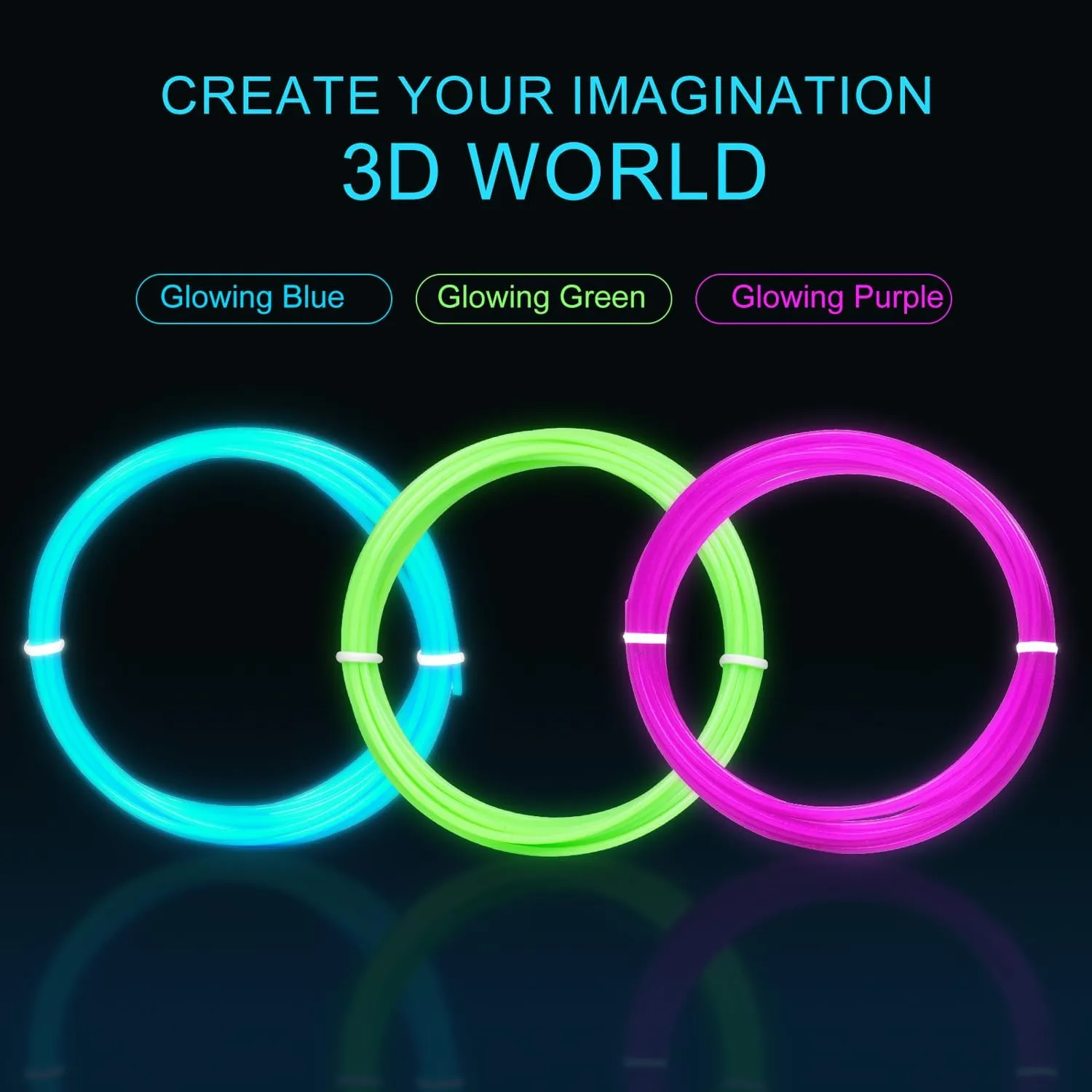 28 Colors 3D Pen Filament Refills Compatible with SCRIB3D MYNT3D PIKA3D 3D Pen for KidsPer Color 10 Feet 1.75mm PLA 3D Printing Pen Filament Refills, NOT FIT 3Doodler Start Pen