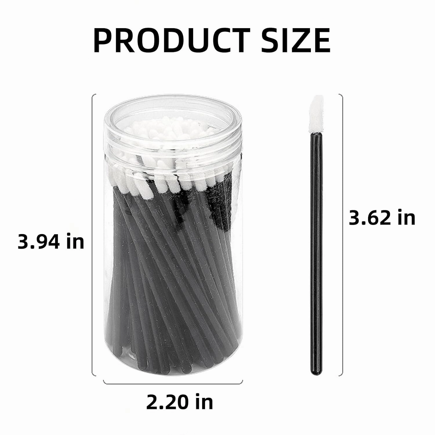 2Packs 200Pcs Disposable Lip Brushes, Glitter Lip Gloss Applicators, Lipstick Gloss Wands Applicator Makeup Tool Kits for Lipstick and Lip Gloss (Pink-A)
