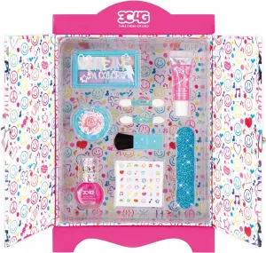 3C4G Graffiti: Cosmetic Wardrobe Kit Tweens & Girls, Lips-Nails-Face, Wardrobe Case Filled with Cosmetics, Gloss, Eyeshadow, Blush, Polish & More, Three Cheers for Girls, Ages 8  by Make It Real