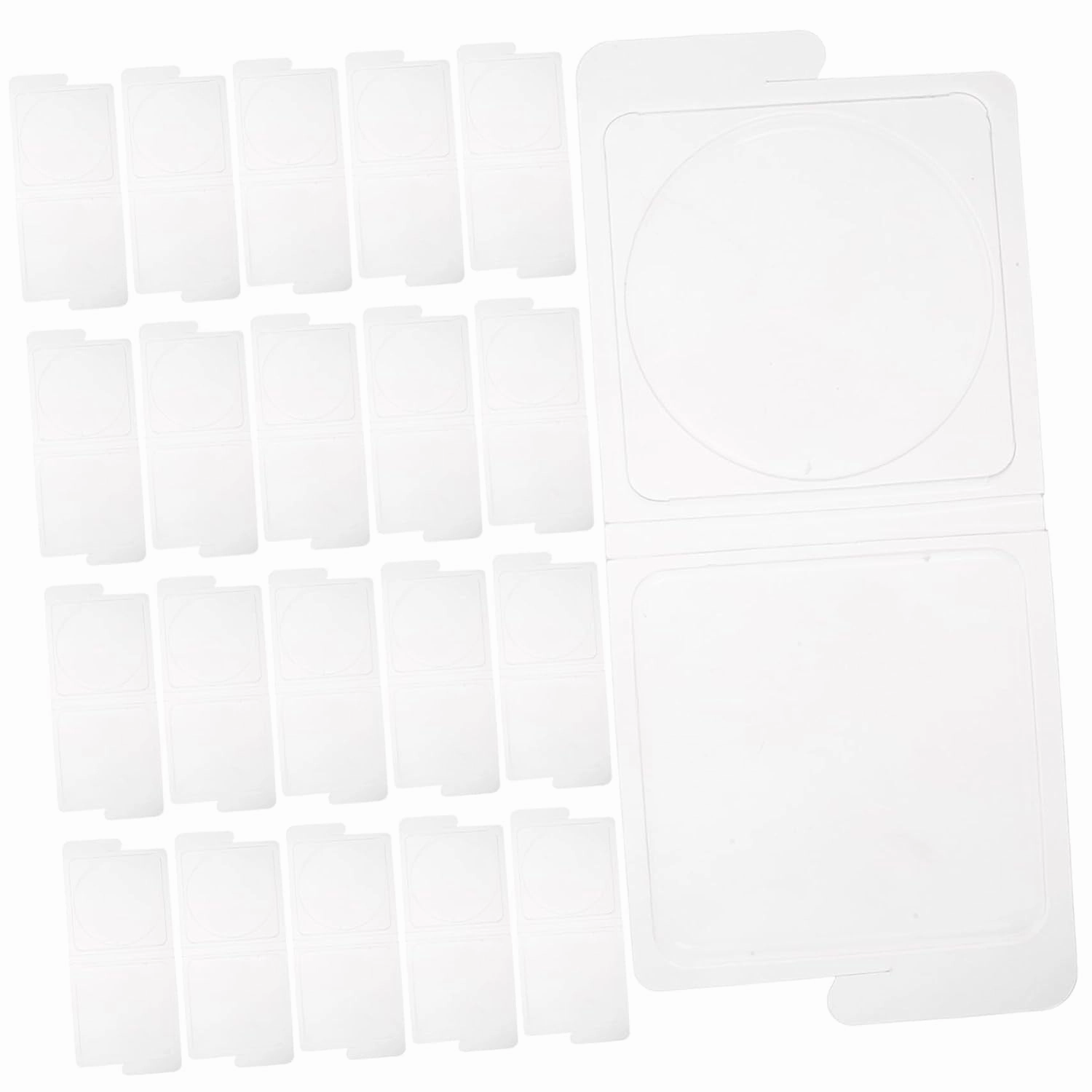 40pcs Refillable Eyeshadow Palette DIY Blush Highlighter Container Durable Makeup Tray for for DIY Makeup Projects Versatile Easy to Clean