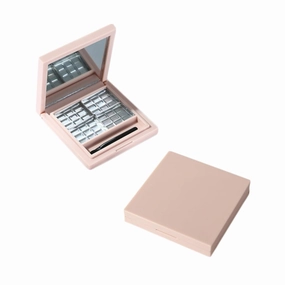4pcs Empty Eyeshadow Boxes Mirror Eyeshadow Palette for Women and Girls Storage for Eye Makeup Subpackaging Container for Beginners and Professionals