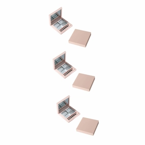6pcs Empty Eyeshadow Boxes Mirror Eyeshadow for Women Girls Makeup Storage Containers for Creative Eye Makeup Organization