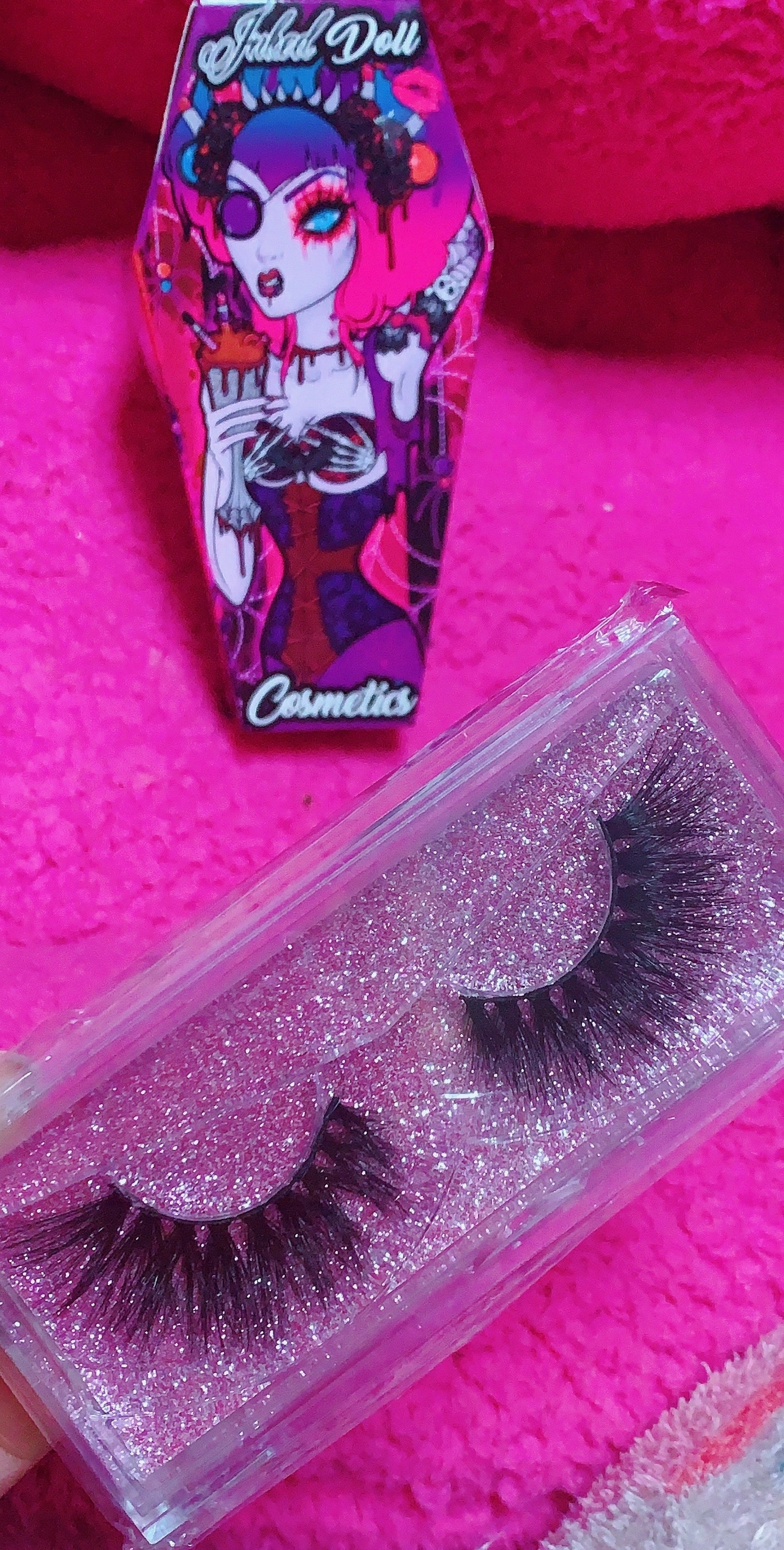 *GLITTER SYRINGES*   FATAL VOWS LASH* DUO "Coffin Collections" GlamDoll Glitter