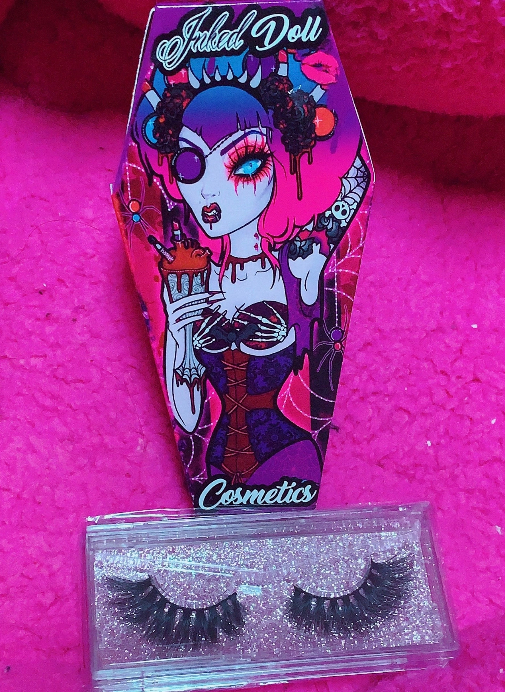 *GLITTER SYRINGES*   FATAL VOWS LASH* DUO "Coffin Collections" GlamDoll Glitter