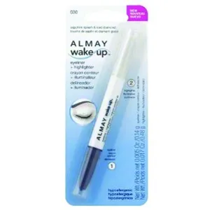 Almay Wake-Up Eyeliner and Highlighter, Sapphire Splash & Iced Diamond