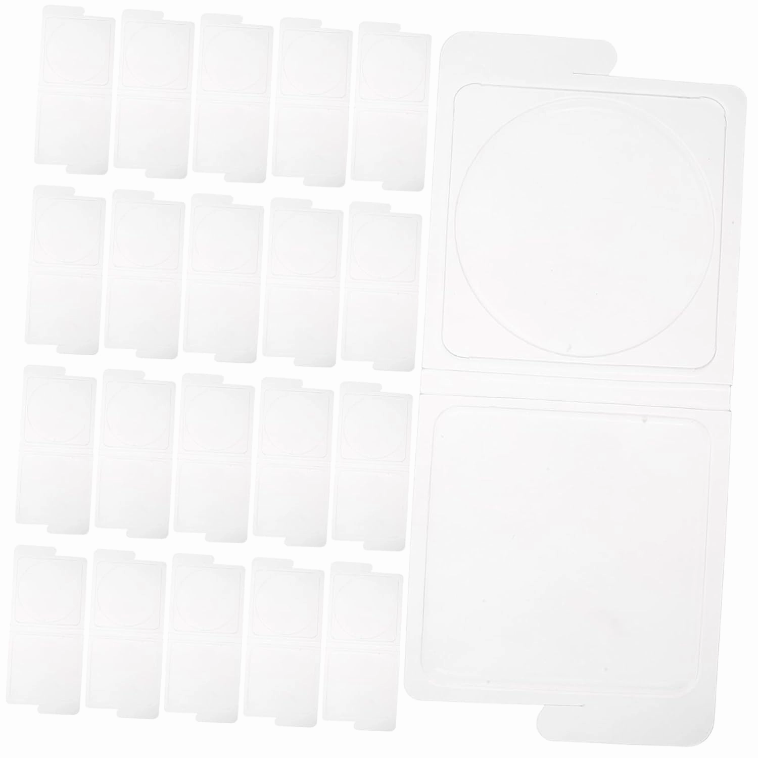 Beaupretty 40pcs Makeup Palette Empty DIY Blush Highlighter Container Versatile for Custom Cosmetic Storage for Makeup Creators and Personalization