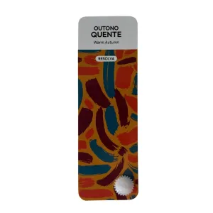 Bilingual Warm Autumn Palette Color Fan by Resolva Meu Look, Personalized Guide for Cost Saving, Smart Shopping, Outfit & Wardrobe Planning; Outono Quente/Otoño Puro