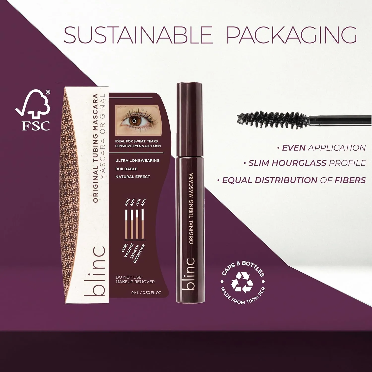 blinc Tubing Mascara, Black 0.30 Fl Oz