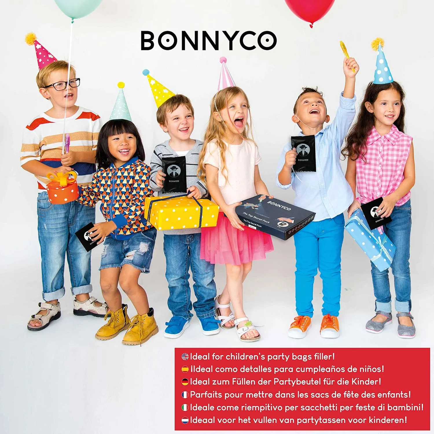 BONNYCO Invisible Ink Pen and Notebook, Pack of 32 Party Favors for Kids Birthday | Spy Pen Party Supplies, Pinata Stuffers, Prizes for Kids | Magic Pen Birthday Party Favors, Prizes for Students