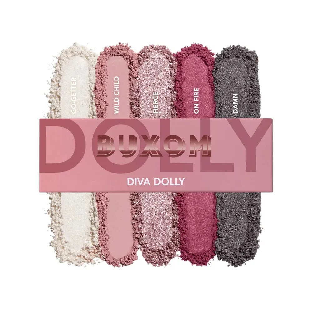 BUXOM Forever Babe Eyeshadow Palette, High Pigment Eyeshadow Palette, Long-Lasting, Primer-Infused Eyeshadows, Blendable, Cruelty Free