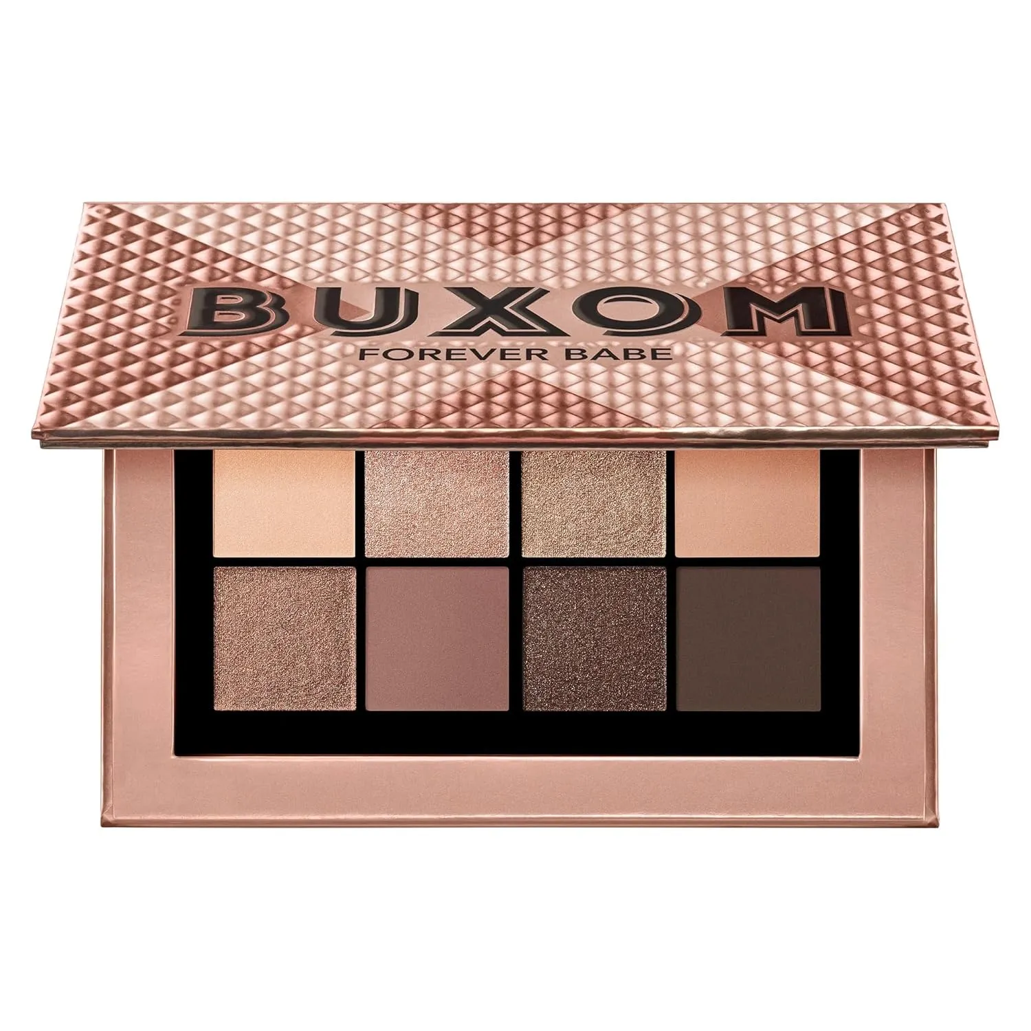 BUXOM Forever Babe Eyeshadow Palette, High Pigment Eyeshadow Palette, Long-Lasting, Primer-Infused Eyeshadows, Blendable, Cruelty Free