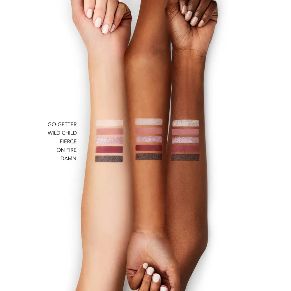 BUXOM Forever Babe Eyeshadow Palette, High Pigment Eyeshadow Palette, Long-Lasting, Primer-Infused Eyeshadows, Blendable, Cruelty Free