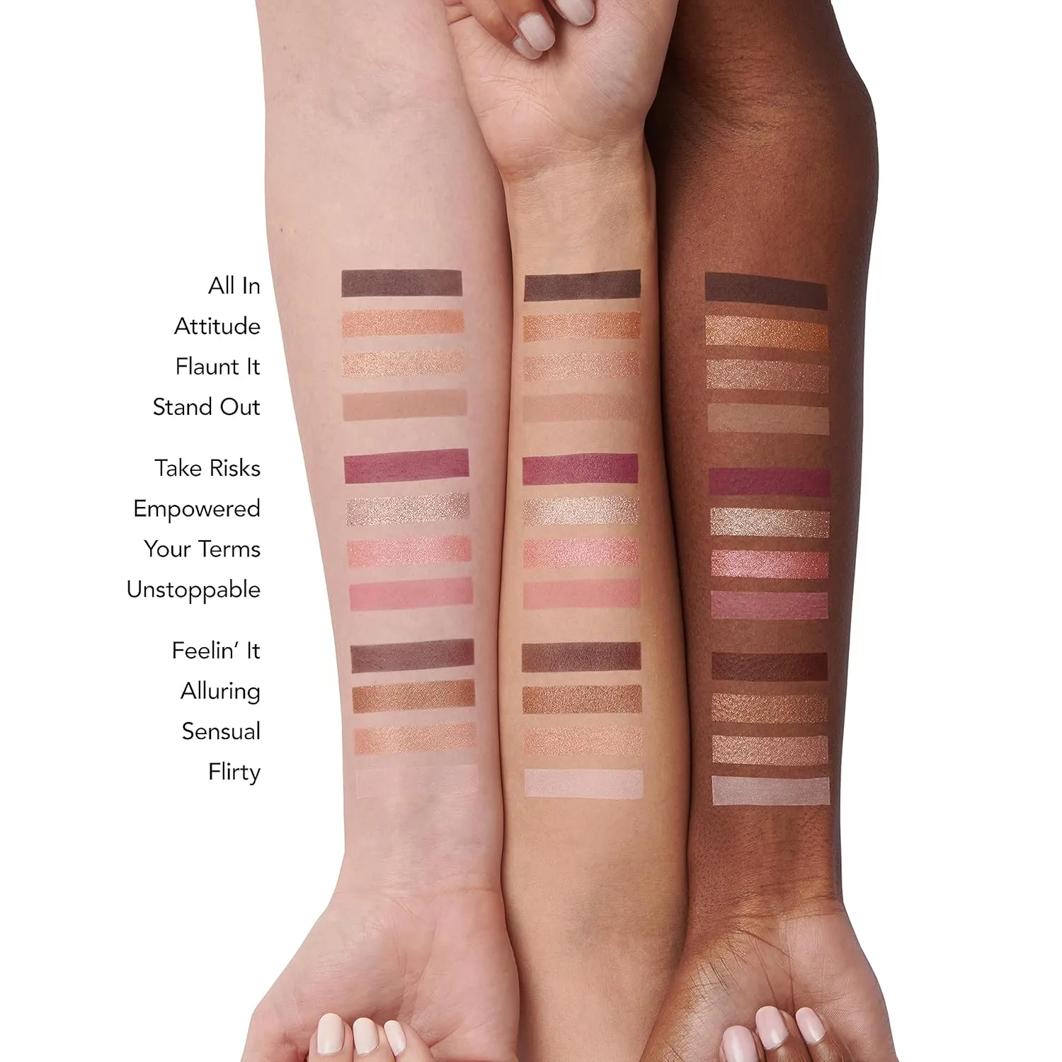 BUXOM Forever Babe Eyeshadow Palette, High Pigment Eyeshadow Palette, Long-Lasting, Primer-Infused Eyeshadows, Blendable, Cruelty Free