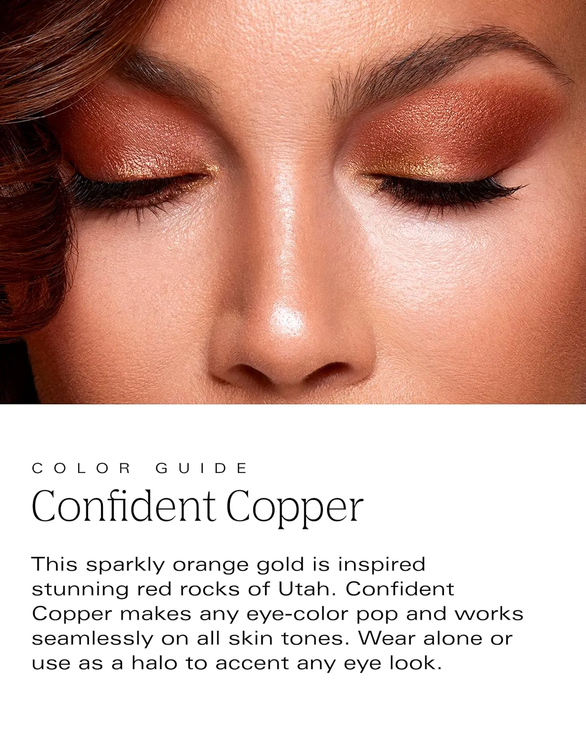 by Patricia De León | Exotic Hyponic Cream Eyeshadow (Confident Copper) | Highly Pigmented Cream-to-Powder Copper Metallic Eye Makeup for Instant Shimmer | Long-Lasting Moisturizing Formula | Vegan | .16 oz