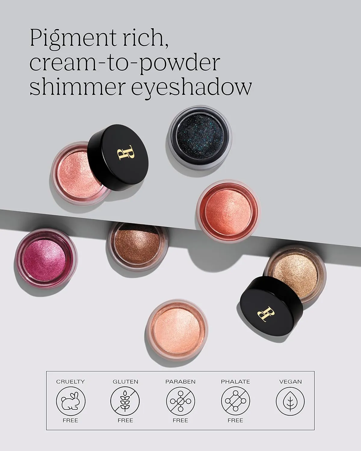 by Patricia De León | Exotic Hyponic Cream Eyeshadow (Heart of Gold) | Highly Pigmented Cream-to-Powder Dusty Gold Metallic Eye Makeup for Instant Shimmer | Long-Lasting Moisturizing Formula | Vegan | .16 oz