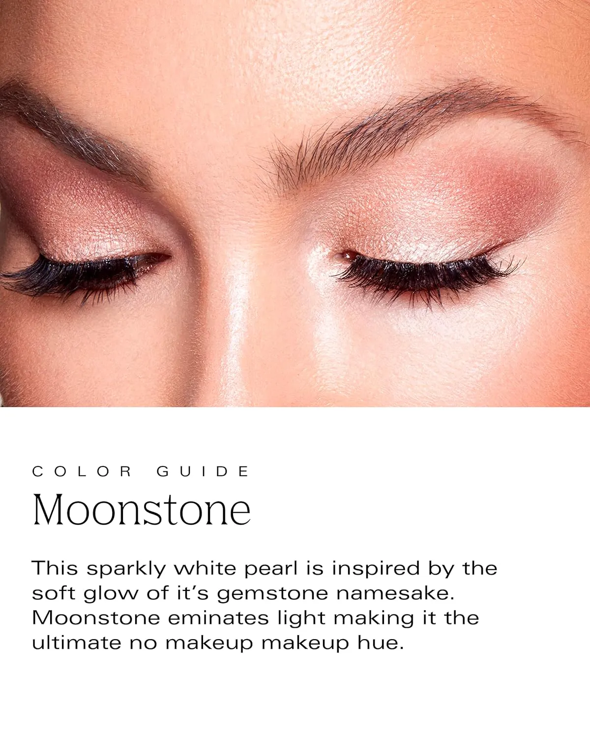 by Patricia De León | Exotic Hyponic Cream Eyeshadow (Moonstone) | Highly Pigmented Cream-to-Powder White Pearl Metallic Eye Makeup for Instant Shimmer | Long-Lasting Moisturizing Formula | Vegan | .16 fl oz