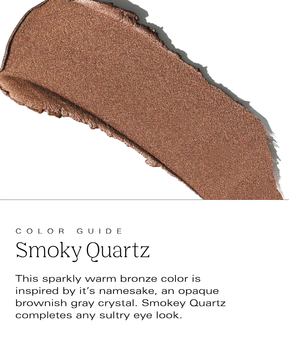 by Patricia De León | Exotic Hyponic Cream Eyeshadow (Smokey Quartz) | Highly Pigmented Cream-to-Powder Dark Bronze Metallic Eye Makeup for Instant Shimmer | Long-Lasting Moisturizing Formula | Vegan | .16 oz