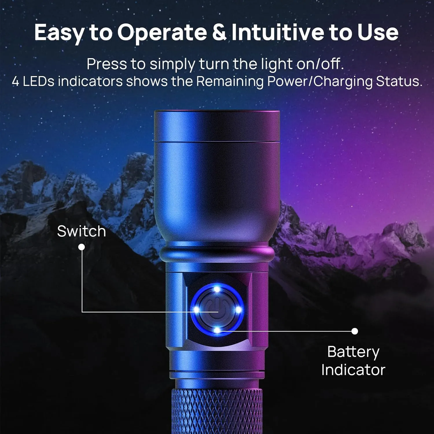 Consciot UV Flashlight Blacklight USB-C Rechargeable, 365nm LED Ultraviolet Light, Portable Woods Lamp for Pet Urine Detection, Dry Stains, Bed Bug, Curing Resin and Gel Nails, Yooperlites, 2 Pack