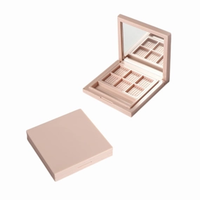 Didiseaon 2pcs Empty Eyeshadow Dishes Mirror Eyeshadow Boxes for Women and Girls for Storing Eye Shadows for Beginners and Makeup Enthusiasts