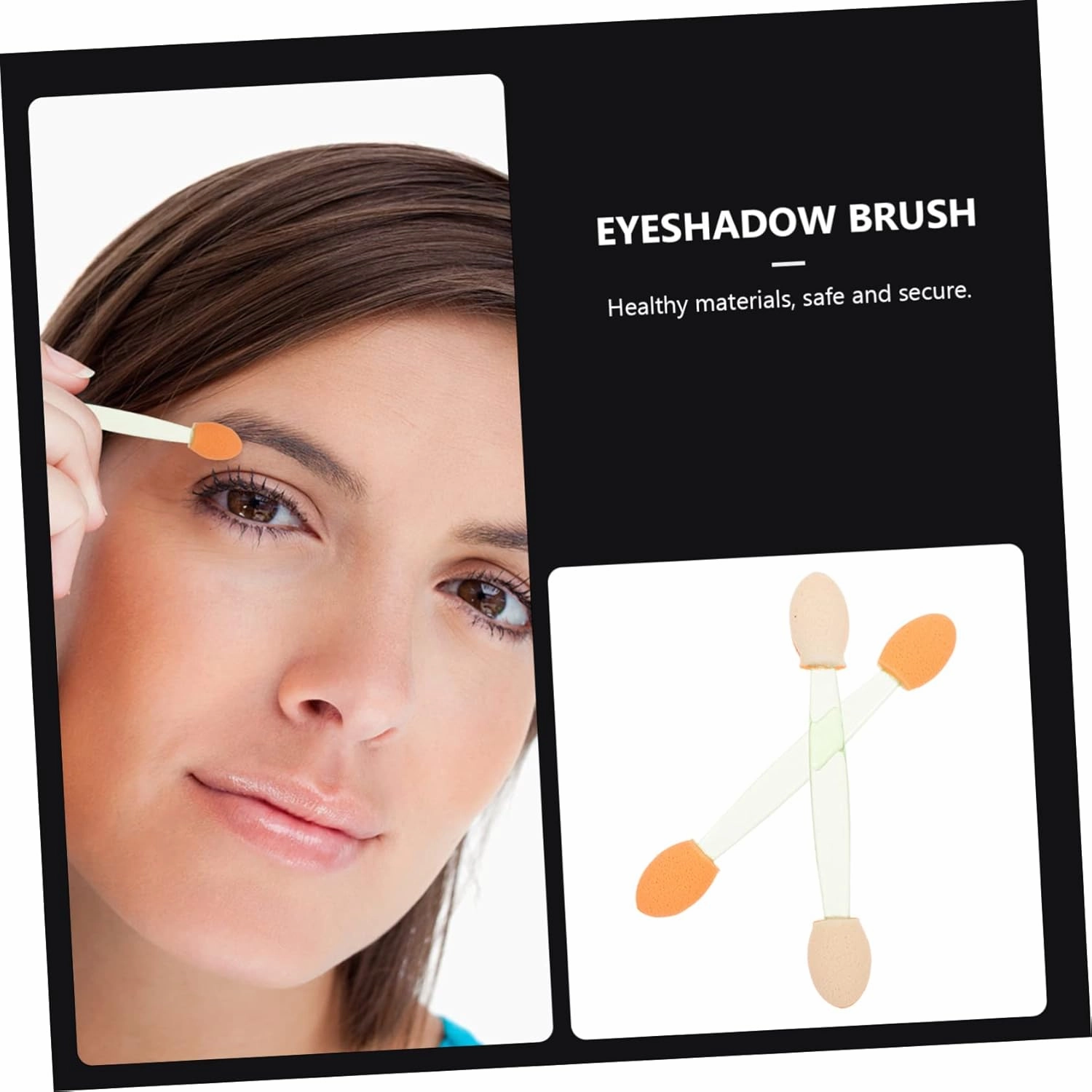 Didiseaon 300pcs Dual-ended Eyeshadow Applicators Cosmetic Tools for Makeup Artists for Eyeliner Eyebrow and Face Glitter Applications for Events and Beauty Shops