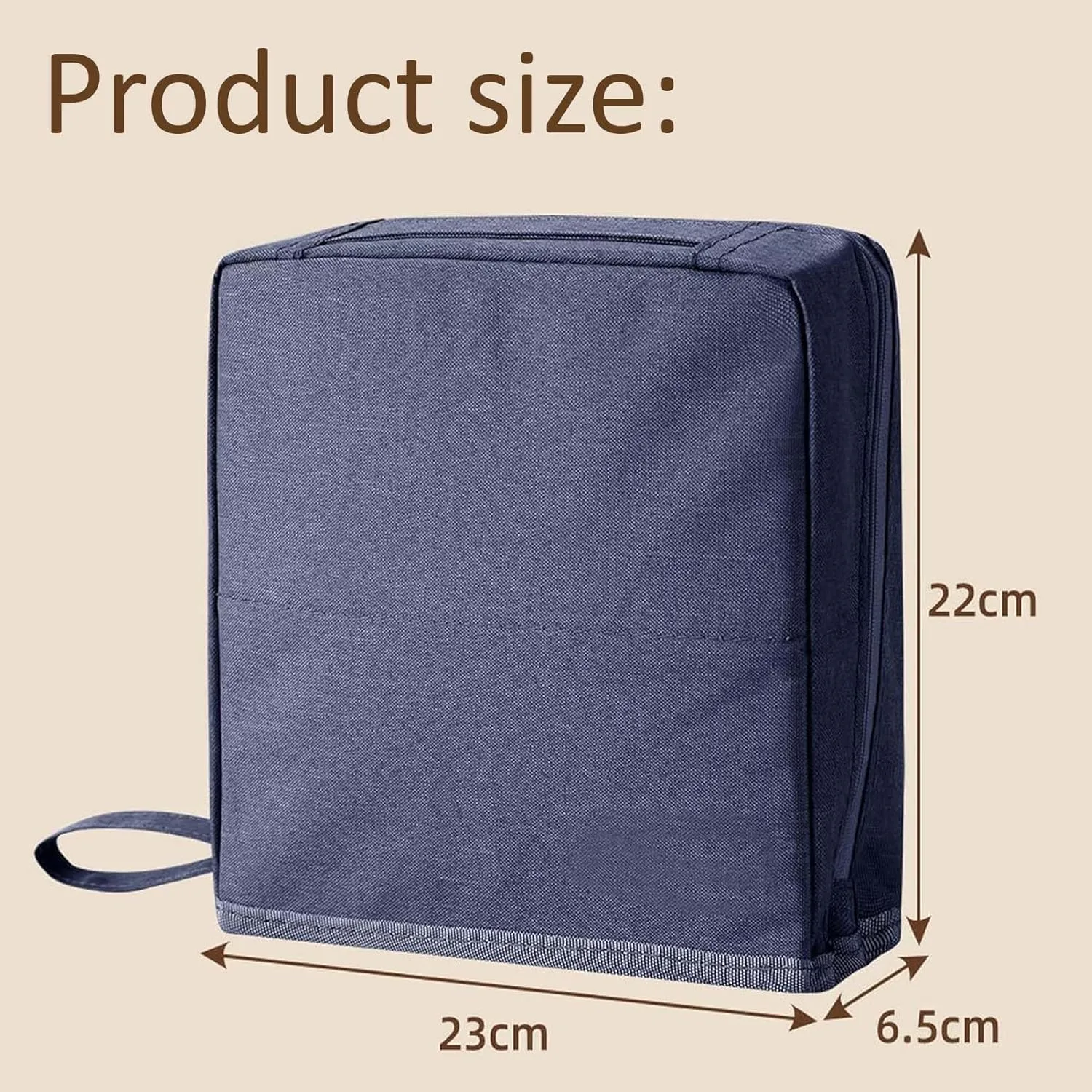 Doresty Makeup Bag, Standing Makeup Bag Portable, Multi-purpose Large Capacity Oxford Cloth Standing Make Up Bag, Waterproof Cosmetic Toiletry Bag with 8 Compartments (Gray)