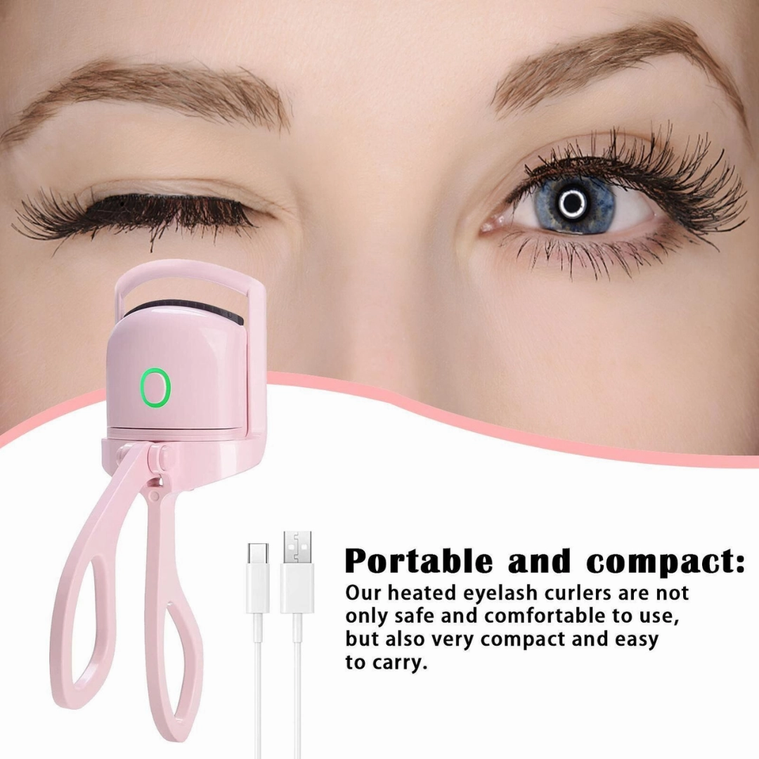 Eye Design Rechargable Mini Heated Eyelash Curler