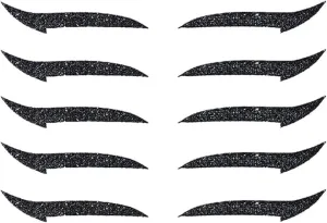 Eyeliner Stickers Glitter Eyeliner Stickers Instant Adhesive Eye Line Strip Reusable Eyeshadow (Blue, 15 Pairs)