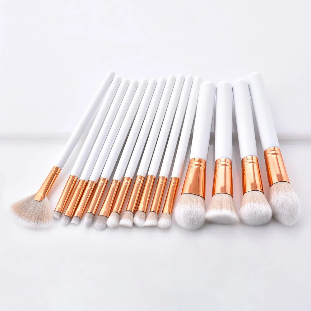 Foundation Eyeliner Tool Brush Makeup Eyeshadow 15Pcs Brushes Lip Powder Set Brush Glitter Makeup Brush Set