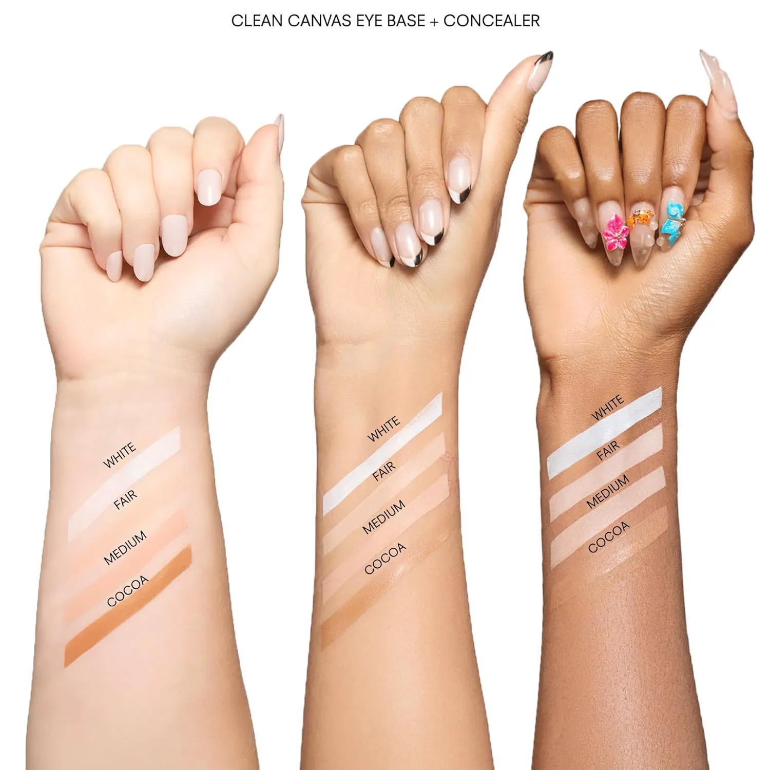 Gerard Cosmetics Clean Canvas White Eye Concealer and Base Smudge Proof, Makeup Primer and Eyeshadow Base, Made in the USA, Vegan Formula, Cruelty Free