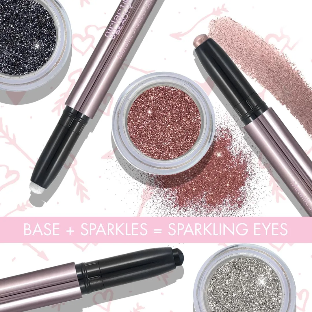 Girlactik Creamy Eyeshadow Stick- Long Lasting and Water-Resistant, Shimmering and Matte Colors Eye Shadow Stick Makeup, Built-in sharpener - 2 g / .07 oz (Bark)