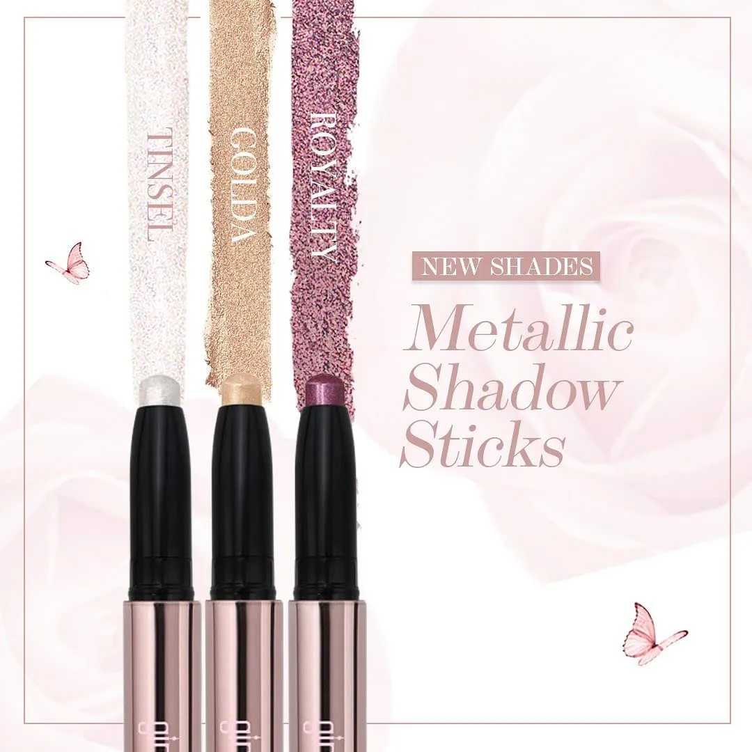 Girlactik Creamy Eyeshadow Stick- Long Lasting and Water-Resistant, Shimmering and Matte Colors Eye Shadow Stick Makeup, Built-in sharpener - 2 g / .07 oz (Royalty)