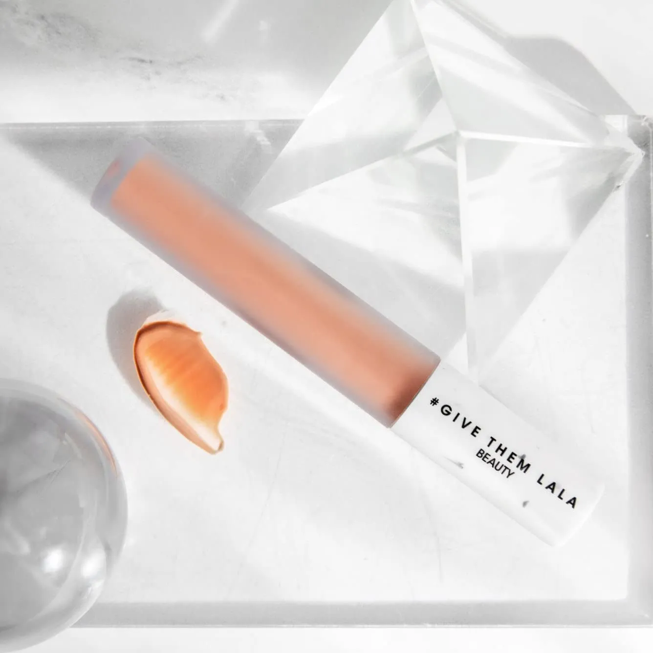 GIVE THEM LALA Lip Gloss - High Shine Tinted Lip Gloss - Full Coverage, Pigmented Hydrogloss Lip Makeup for Women - Lightweight, Long Lasting Lip Color - Cruelty-Free, Non-Sticky Lip Glosses (Bottle Service)