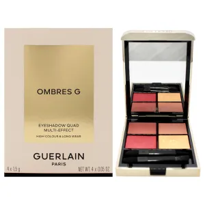 Guerlain Ombres G Eyeshadow Quad - 214 Exotic Orchid for Women - 0.2 oz Eye Shadow