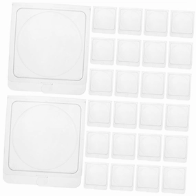 Hemoton 40Pcs Refillable Makeup Palette Eyeshadow Containers for Blush Highlighters and Foundation Travel Friendly Makeup Storage for Women