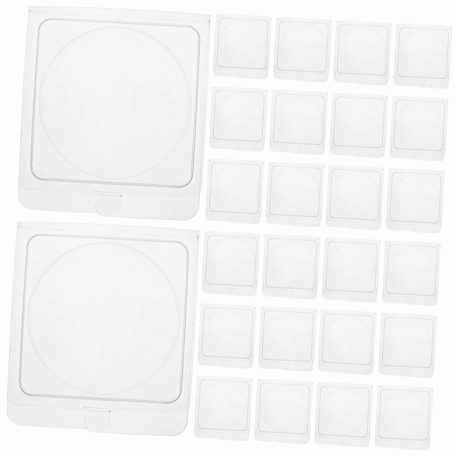 Hemoton 40Pcs Refillable Makeup Palette Eyeshadow Containers for Blush Highlighters and Foundation Travel Friendly Makeup Storage for Women