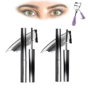 Judy Doll Mascara,Judy Doll Mascara,Judy Doll Iron Brush Mascara,Judy Doll - 3D Curling Eyelash Iron Mascara, Judy Dol Iron Mascara,Judy Dol Iron Strong Mascara (Classic black Slightly curved black)