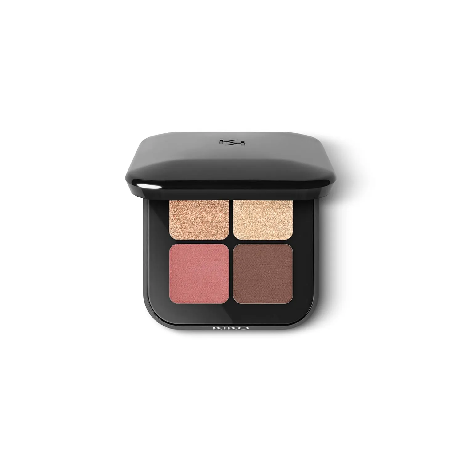 Kiko Milano Bright Quartet Eyeshadow Palette | 4 Baked Eyeshadows For Wet And Dry Use