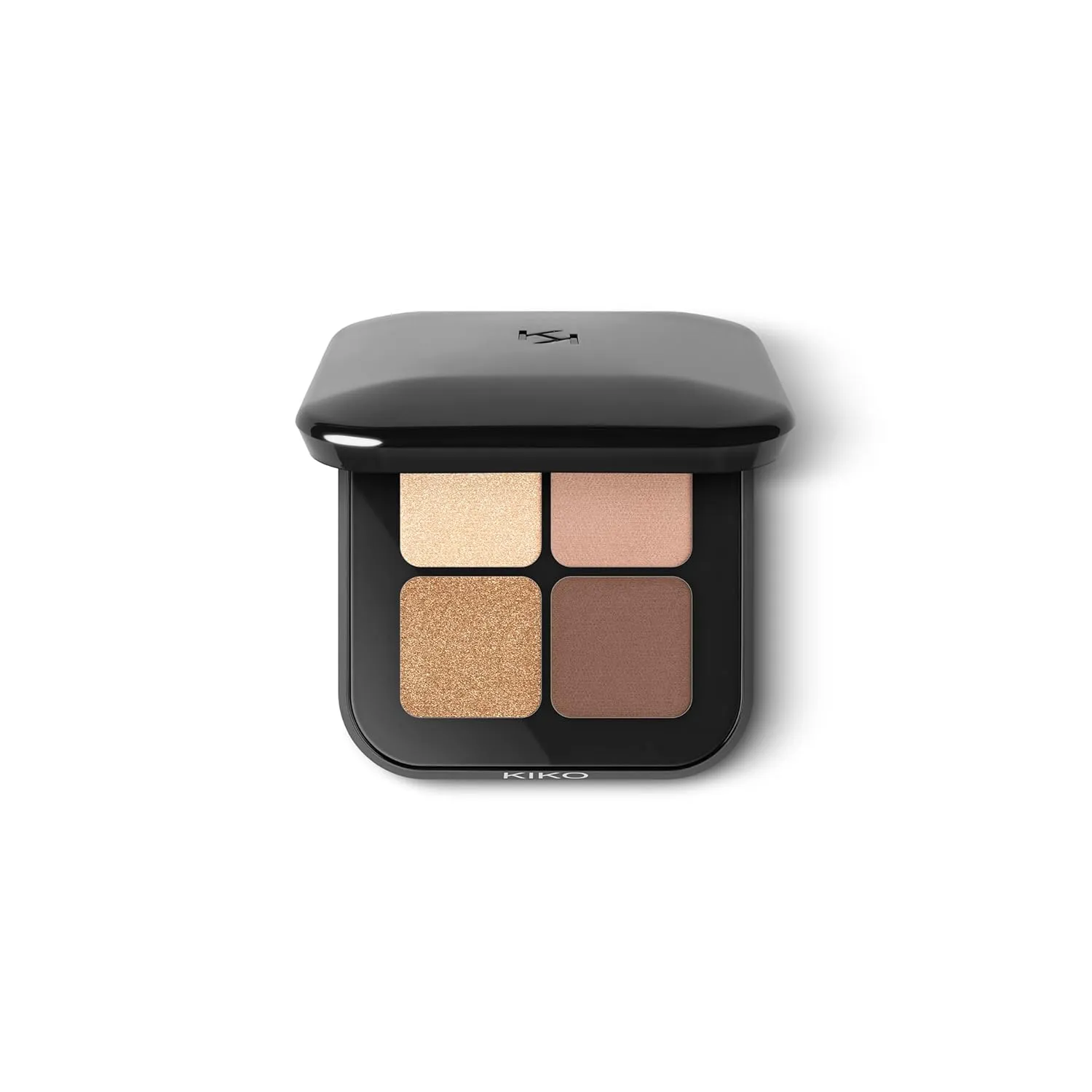 Kiko Milano Bright Quartet Eyeshadow Palette | 4 Baked Eyeshadows For Wet And Dry Use