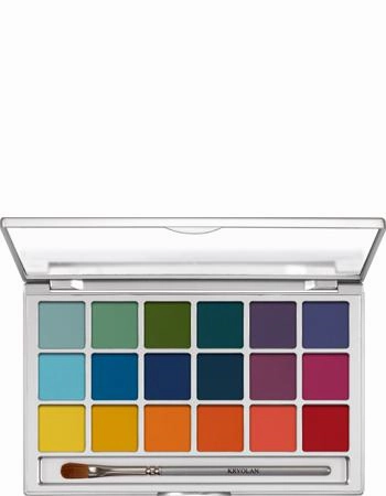 Kryolan Eye Shadow Variety 18 Color Palettes