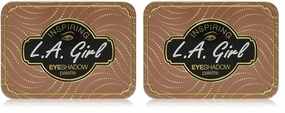L.A. Girl Inspiring Eyeshadow Palette, Naturally Beautiful, 0.21 oz,GES335 (Pack of 2)