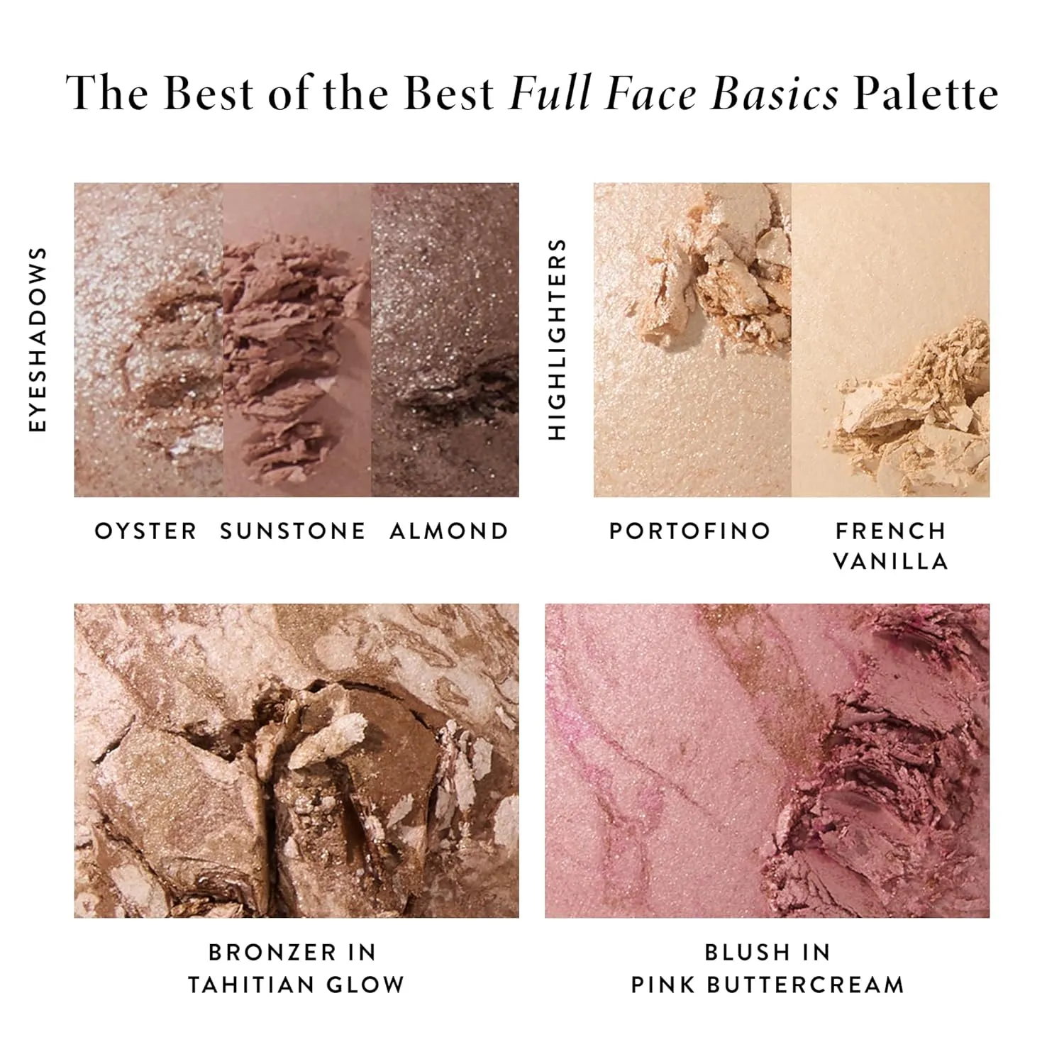 LAURA GELLER NEW YORK Baked Starter Kit: Medium - Best of the Best Full Face Palette   Baked Balance-n-Brighten Powder Foundation   Retractable Angled Kabuki Brush Set