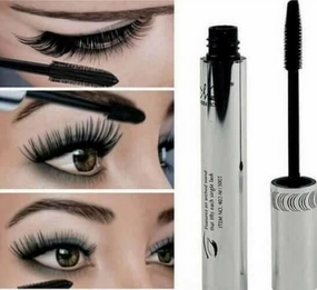 Long Curling Mascara - Eyelash Extension Black Fiber Makeup for Stunning Eyes