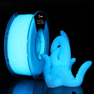 LOVOON 3D Printer Filament Glow in Dark, Luminous Glow Blue PLA,Magic irradiative 3D PLA Filament 1.75mm, for Halloween and Christmas Decorations, Glow-Sky Blue,1KG(2.2lbs)/Spool