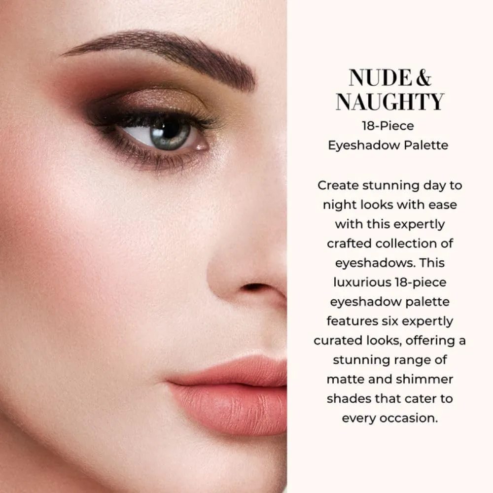 LUMINESS Airbrush Flawless 4-PC Makeup Kit - Includes Eyeshadow Palette, Airbrush Foundation, Primer & Makeup Brushes - Long-Lasting, Silky, Easy to Blend Make Up Set, Travel Size (04 - Medium)