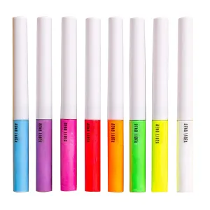 MAEPEOR Matte Liquid Eyeliner Set 8 Colors High-Pigmented Fluorescent Eyeliner Waterproof & Smudgeproof Neon Body Face Paint Makeup for Daily Wear and Halloween Christmas (Neon, Set 0802)