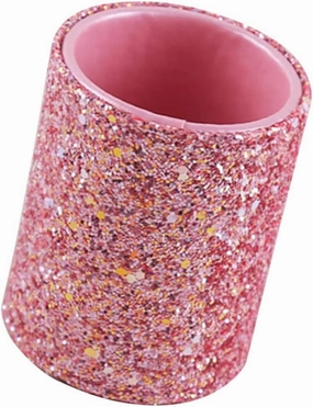 Makeup Brush Organizer Makeup Brush Holder Sequins Cosmetic Organizer Box Glitter Cup for Eyebrow Pencil Eyeliners Nail Desk