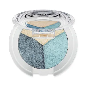 Mineral Makeup Baked Eyeshadow trio (Aqua)-Vegan Eye Shadow