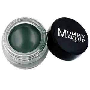 Mommy Makeup Waterproof Stay Put Gel Eyeliner Pot with Semi Permanent Micropigments - Long Lasting, Highly Pigmented Eye Liner, 0.14 oz (Hunter)